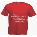 Tricou rosu unisex, Din El, prin El...